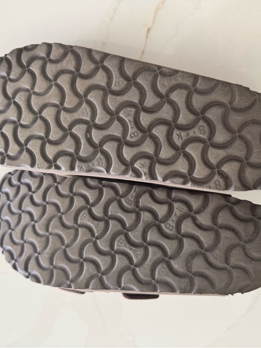 Birkenstock Arizona Sandal in Brown with Copper Buckles & Care Kit Included - Picture 4 of 4